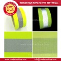 Cheap hi-vis fluorescence yellow reflective T/C fabric